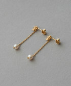 ete パール/ホワイトパーズピアス　新品未使用 パール/ホワイトトパーズ ピアス（872173） ｜ women
