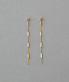 9月限定価格‼︎＊ete ＊ラブラドーライトチェーンピアスk18 ＊2way＊ ラブラドーライト チェーン ピアス（872178） ｜ women