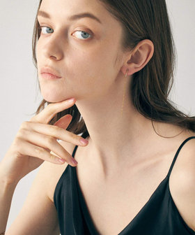 チェーン ビジュー ピアス（872268-872269） ｜ women