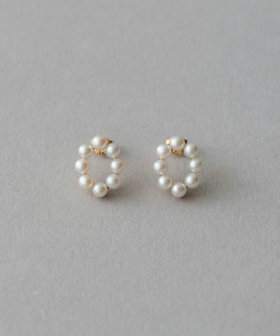 パール オーバル ピアス（872203） ｜ women（ウィメンズ