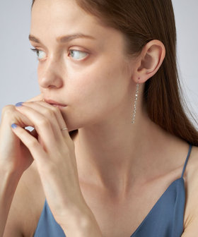 ペタルチェーン フリンジ ピアス（872234-35-36） ｜ women