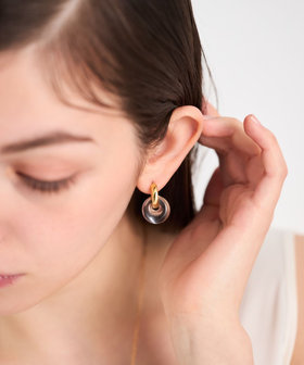 ウォーターマーク] フープピアス（872322-323-324） ｜ women