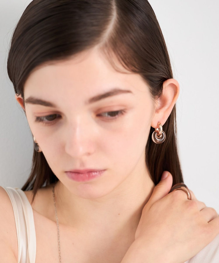ウォーターマーク] フープピアス（872322-323-324） ｜ women