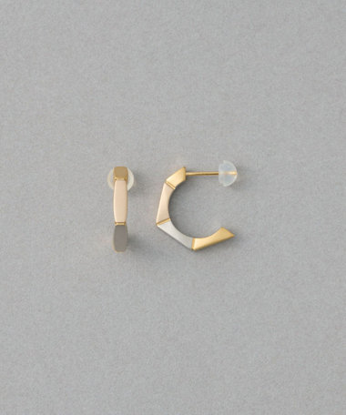エテ　18k フープ　ピアス ete ピアス フープピアス レディース : ZOZOTOWN Yahoo!店