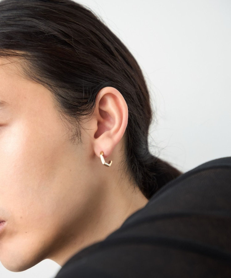 peau フープピアス トリカラー] ボクシー フープピアス（872329） ｜ women（ウィメンズ