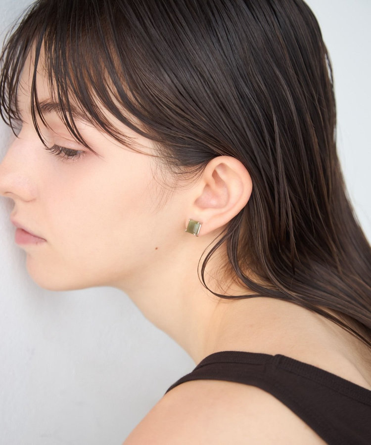 eaphi ピアス タイル] マルチクォーツ ピアス S（872332） ｜ women