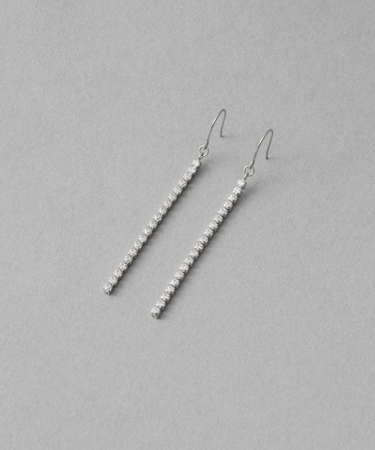 ピアス　刻印 ラインストーン 3連ラインストーンミニピアス | 【公式】MUK ONLINE SHOP｜人気