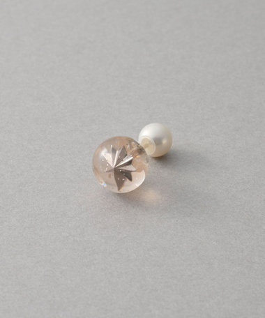 【片耳用1個のみ】エテ　シングル　ピアス　ダイヤ　K18　パール　スケール Pierce/single（ピアス片耳用） ｜ ete／ete bijoux | エテ