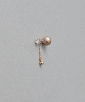 ピース] K18YG SV925 アクアマリン ピアス（207025） ｜ women