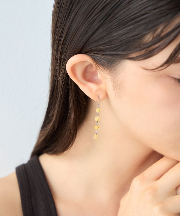 ナチュラルストーン ピアス（872369-872372） ｜ women（ウィメンズ