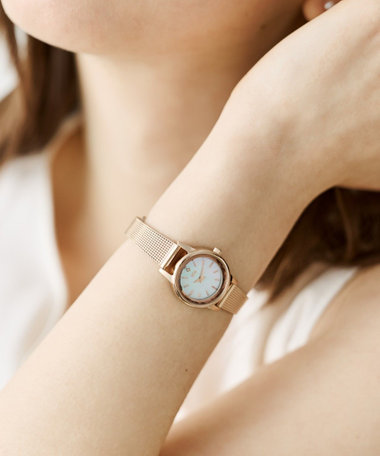 ソーラーウォッチ メッシュベルト