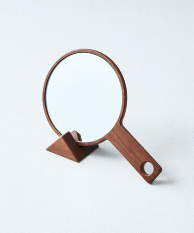 スタンド付きハンドミラー