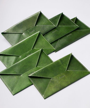 レザーマルチケース /グリーン