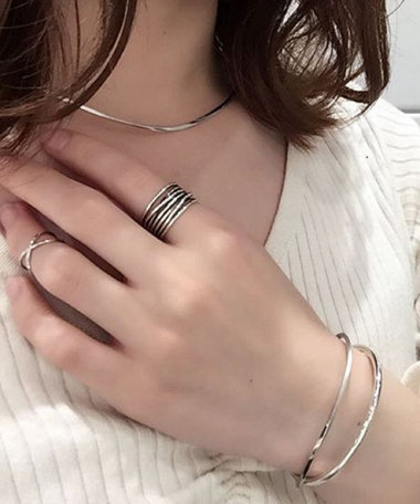 ジェンダレス レイヤード リング