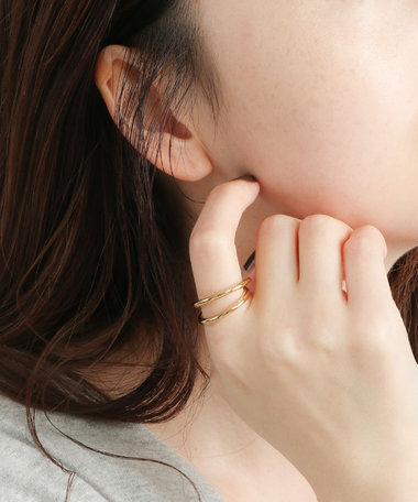 ジェンダレス レイヤード リング