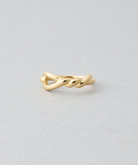 Jouete ジュエッテ　K10YG ツイスト リング　10金　　　11号 Jouete ジュエッテ K10YG ツイスト リング 10金 11号