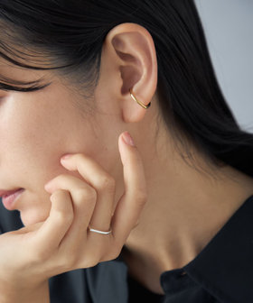 [メニリング] ドロップ コンビカラー