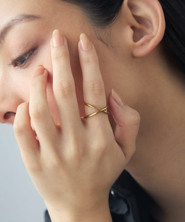 [ジェンダレス] フォークリング クロス