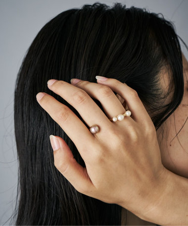 ひな　新品同様　Jouete ゴールドパールリング　13号 パール リング（029950-029951） ｜ women（ウィメンズ