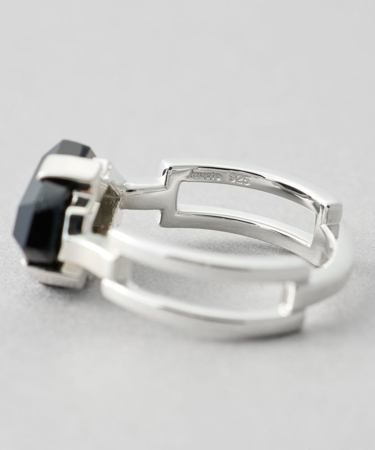 ジェム] リング ブラックカルセドニー（025200） ｜ women（ウィメンズ