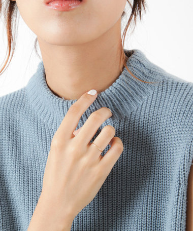 K10YG レイヤー クラフト リング