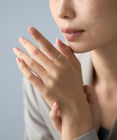 [レイヤー] K10YG リング フラット