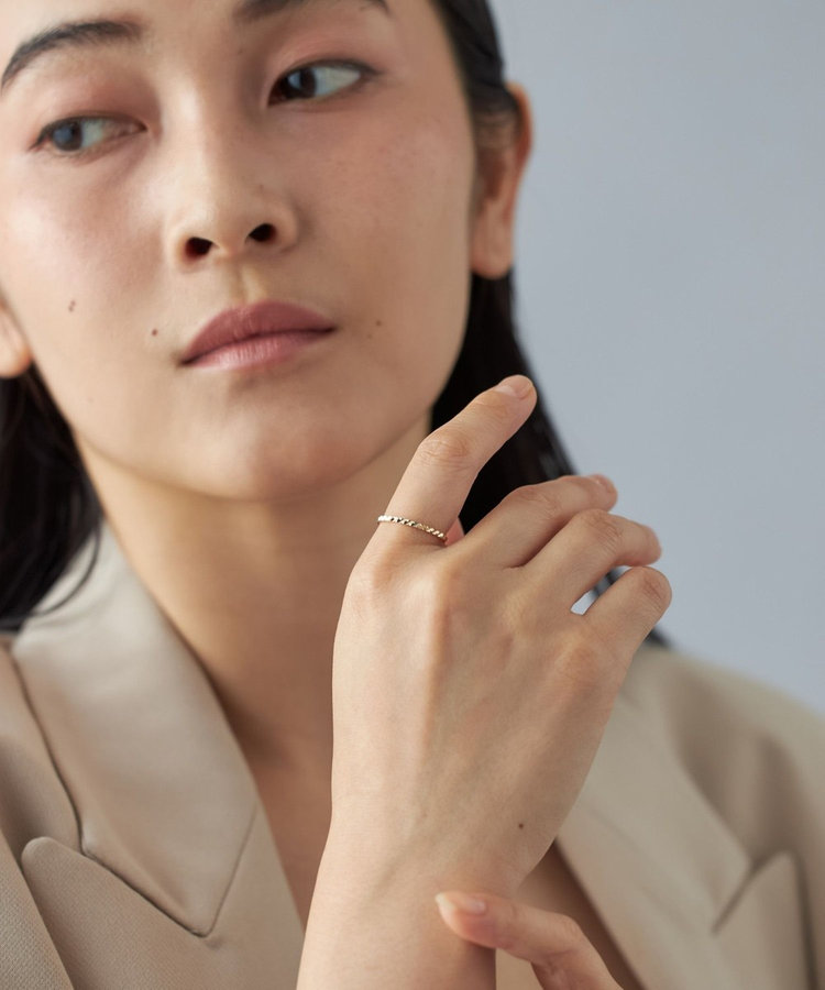 ダイヤモンドさま専用(^^) レイヤー] K10YG リング ステディカット（031378） ｜ women