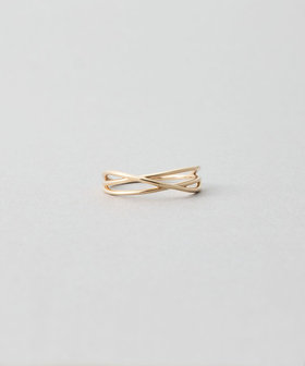 K10YG クロス ピンキーリング（031340） ｜ women（ウィメンズ