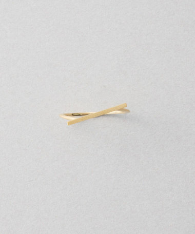 [レイヤー] K10YG リング バー