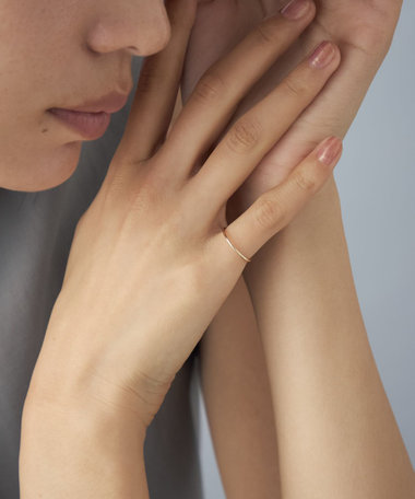 K10YG ピンキーリング フラット