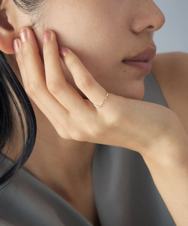 K10 ピンキーリング アングル コンビカラー