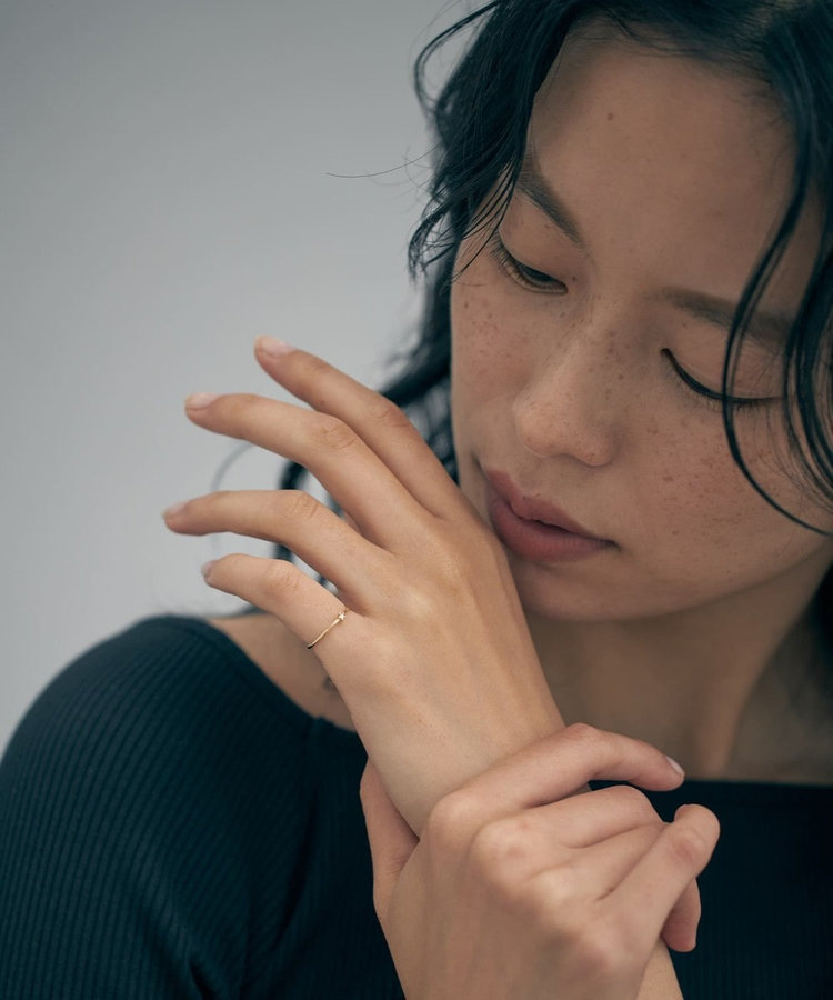 K10YG ピンキーリング ダイヤモンド（032495） ｜ women