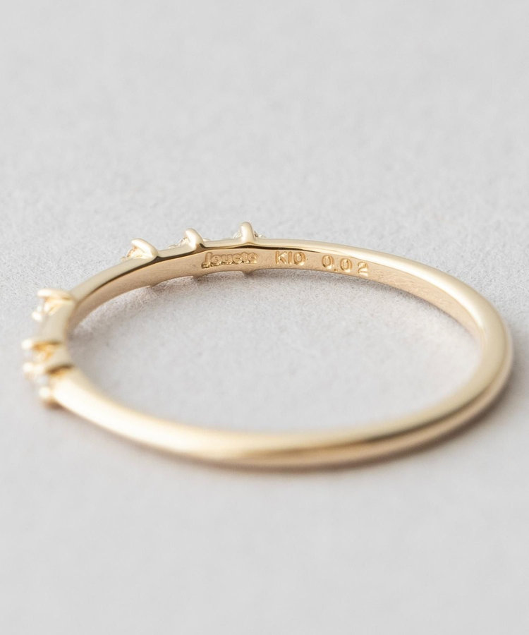もらって 嬉しい お歳暮 ランキング K10YG ピンキーリング ダイヤモンド（032525） ｜ women アクセサリー