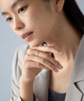 ジュエッテ K10リング まとめ売り TWO LINKS RING(2JR0608)K10YG リング｜スタージュエリー公式