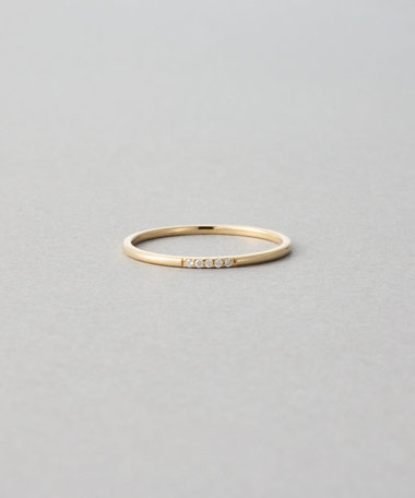 [レイヤー] K10YG リング ダイヤモンド