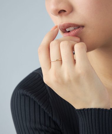 [レイヤー] K10YG リング ダイヤモンド