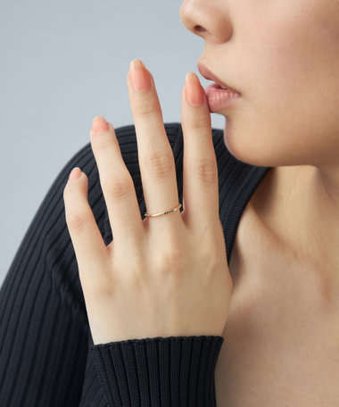 [レイヤー] K10YG リング ダイヤモンド