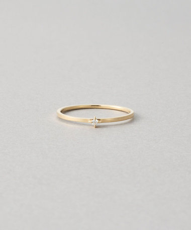 [レイヤー] K10YG リング ダイヤモンド