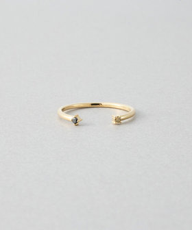 K10YG ピンキーリング ダイヤモンド