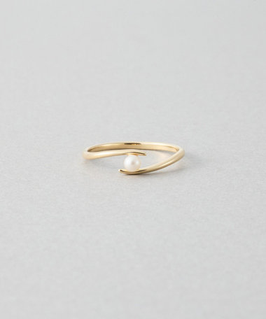 K10YG ピンキーリング パール