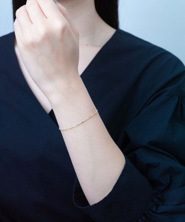 K10YG チェーン ブレスレット