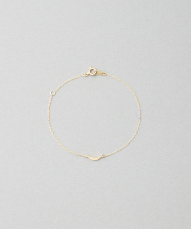 K10YG ブレスレット クレセントムーン