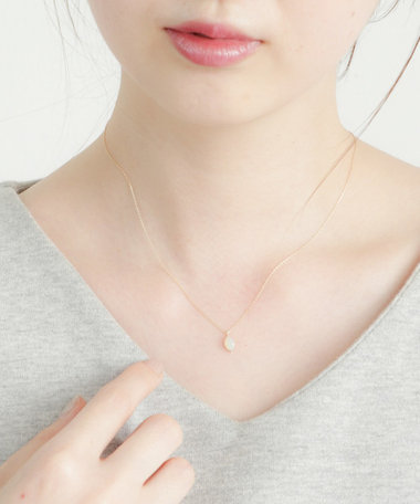 K10YG オパール ネックレス