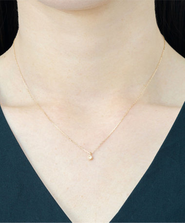 K10 ダイヤモンド ネックレス