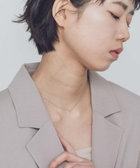 Urban Outfitters☆ 輝くメタリックパネル・レイヤーネックレス キュービックジルコニア ネックレス（GS6N026140CZ