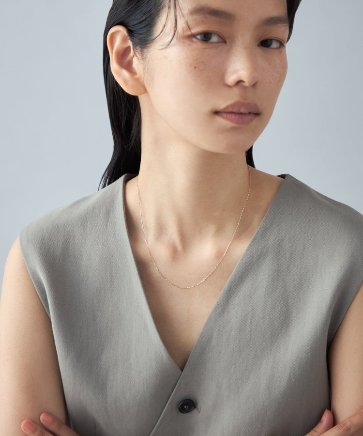 K10YG ミラーカットチェーン ネックレス（036773） ｜ women