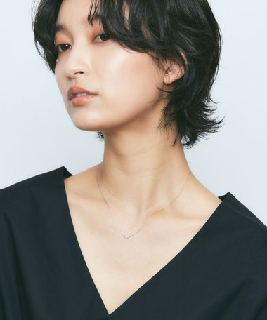 K10WG ダイヤモンド ネックレス