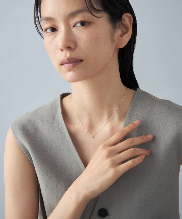 K10YG ブラウンダイヤモンド レイヤー ネックレス（036799） ｜ women