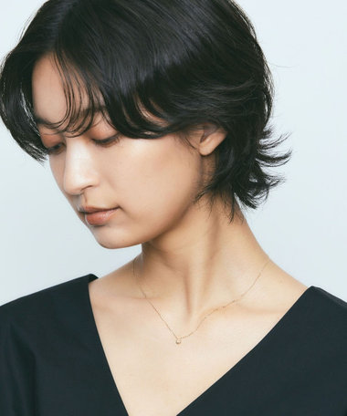 K10YG レイヤー ホースシュー ネックレス