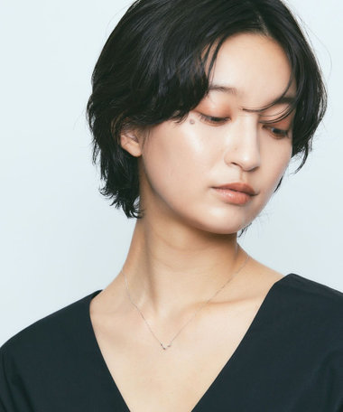 K10WG レイヤー ウェーブ ネックレス